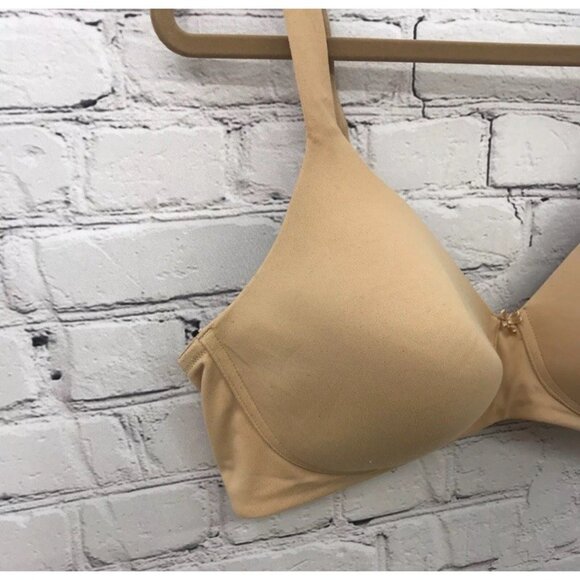 Soma Bra Womens 40D T-Shirt Embraceable Wireless Adjustable Strap Beige 072103 - Picture 2 of 9